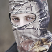 Sarah Anthony, "Connor in Mask"